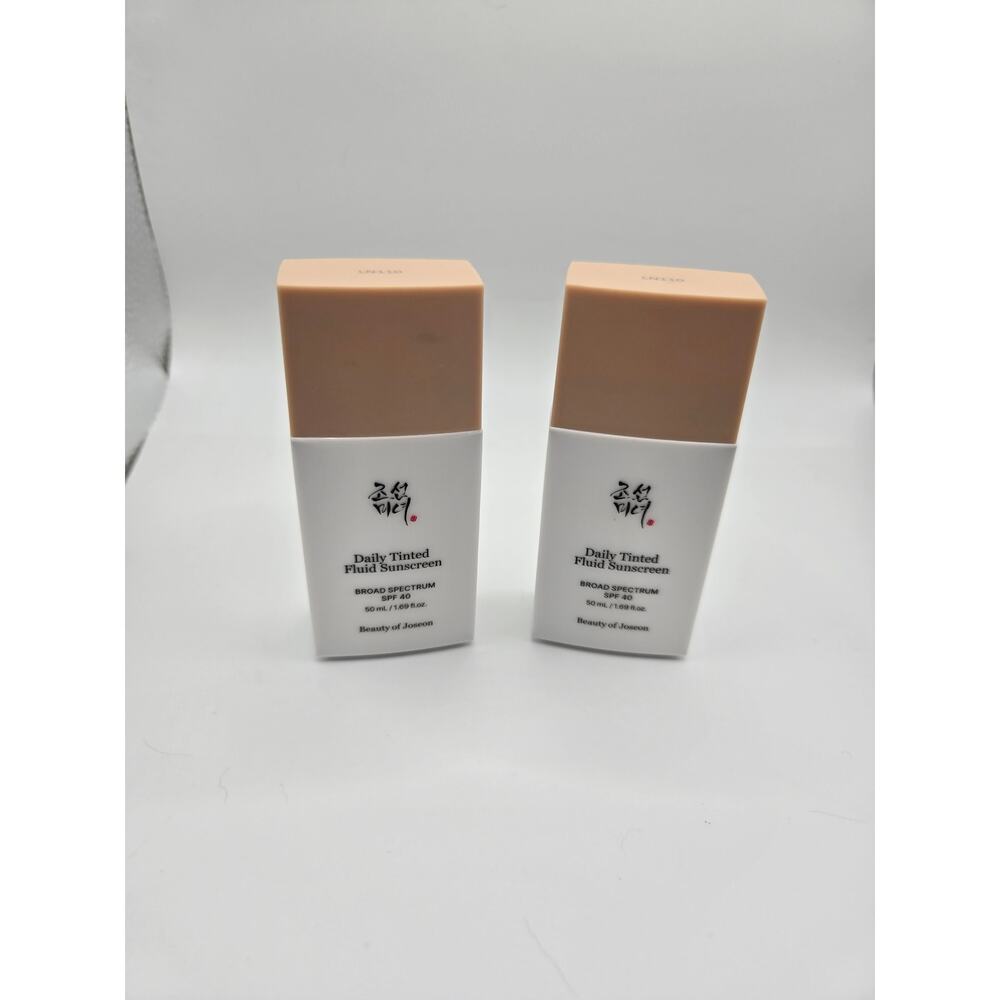 Beauty of Joseon Daily Tinted Fluid Sunscreen SPF 40- LN110 2 Pack K-Beauty NEW